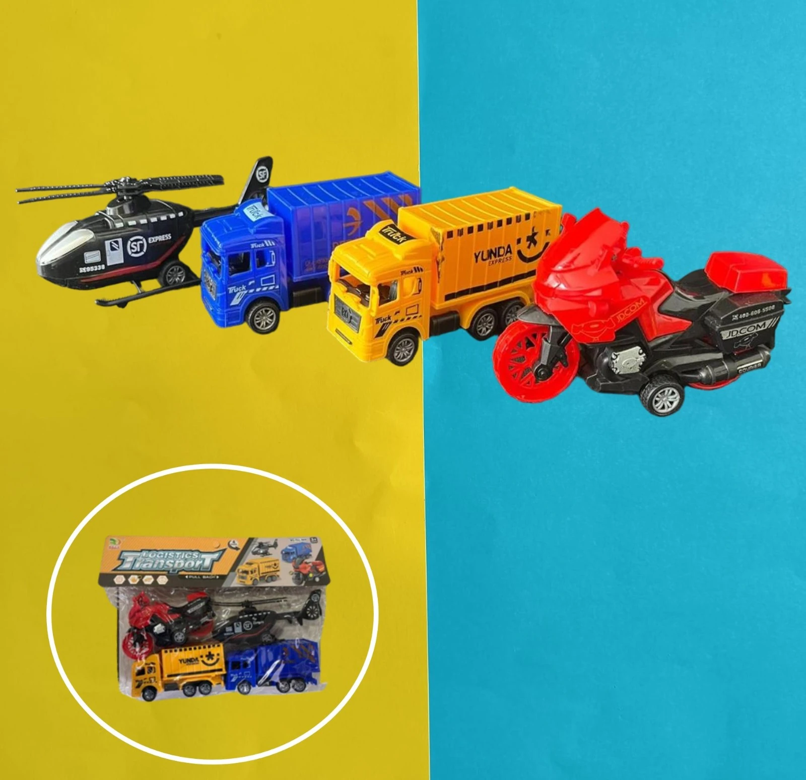 PAQUETE SET CARROS LOGÍSTICA 