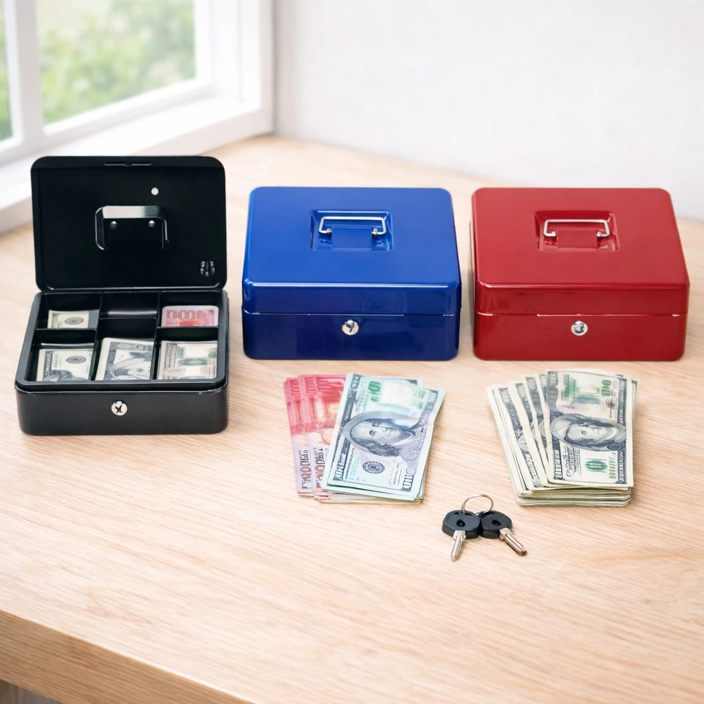 Caja fuerte metálica compacta  3