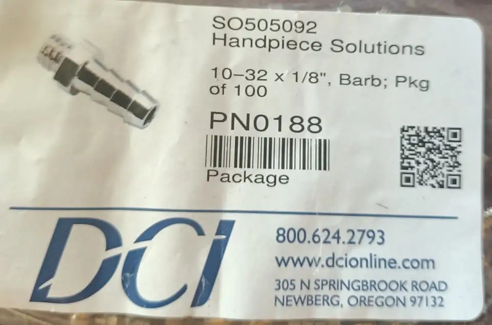 CONECTOR ESPIGA 10-32X1/8" 