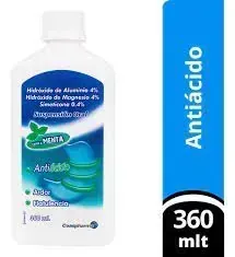 HIDROXIDO DE ALUMINIO + SIMETICONA FCO X 360 ML COASPHARMA