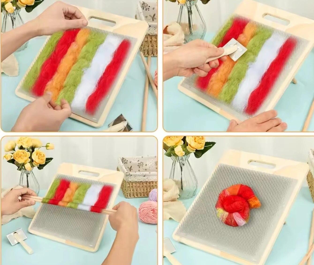 PALETA DE MEZCLA Y  CARDADO 3