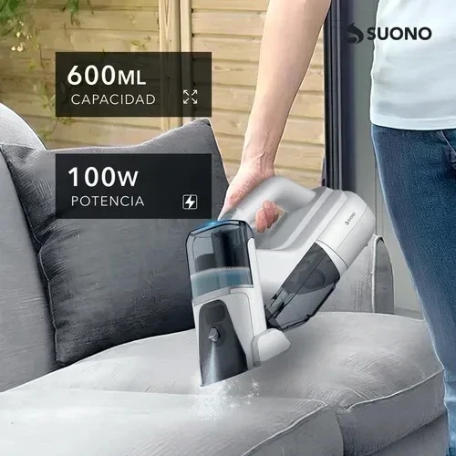 Aspiradora Limpia Tapizado De Mano Suono Portátil Recargable 4