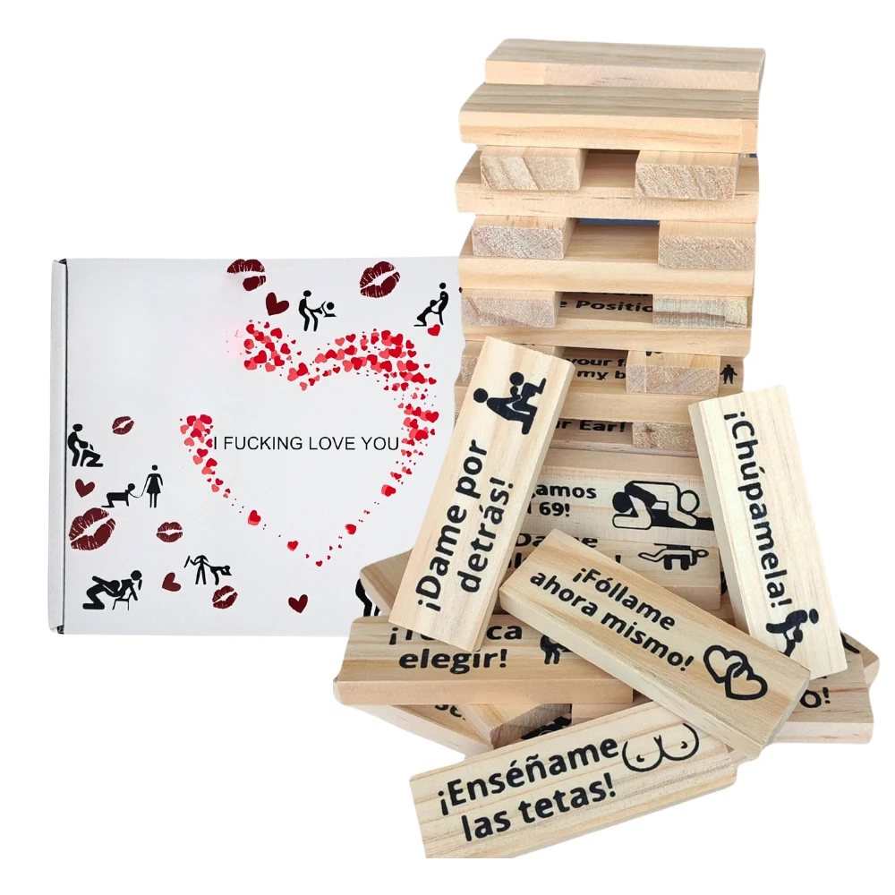 Juego de mesa jenga erótico 