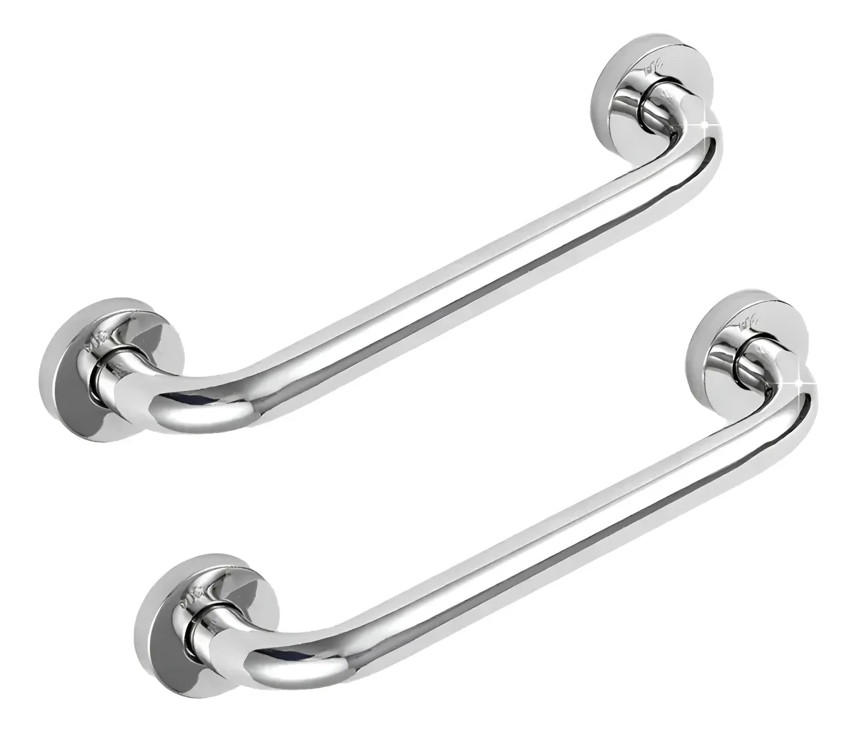 Set X2 Barras Seguridad 50cm Ducha Baño Inoxidable