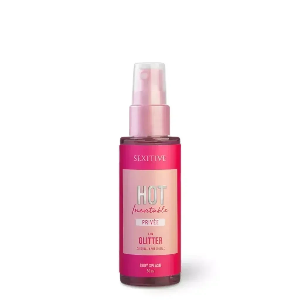 Nuevo! Body Splash Hot Inevitable Privée con glitter - 60ml