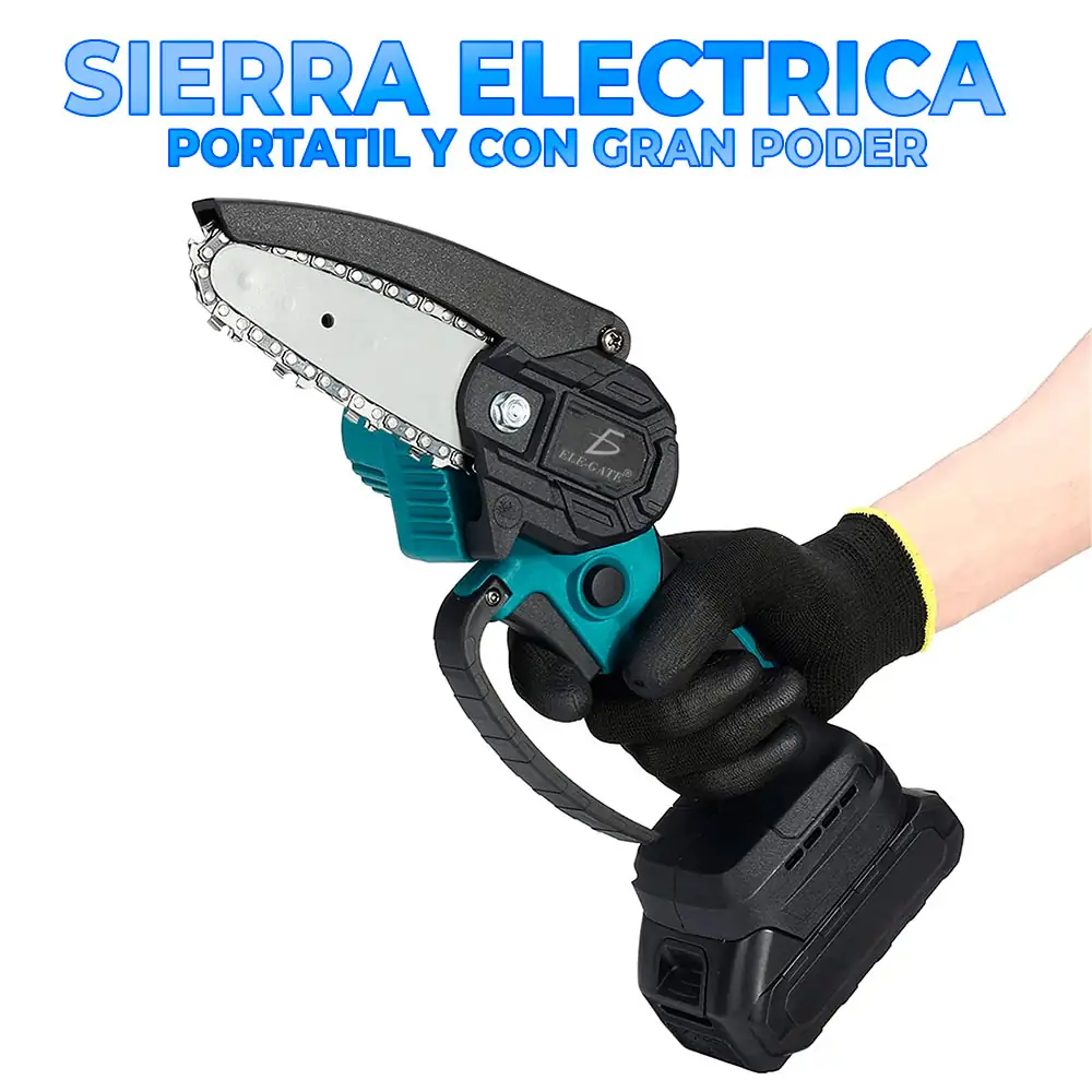 Motosierra Electrica Portátil Inalámbrica Mini 2 Baterías 
