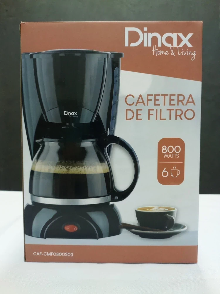 Cafetera Dinax 6 tazas, con filtro 2