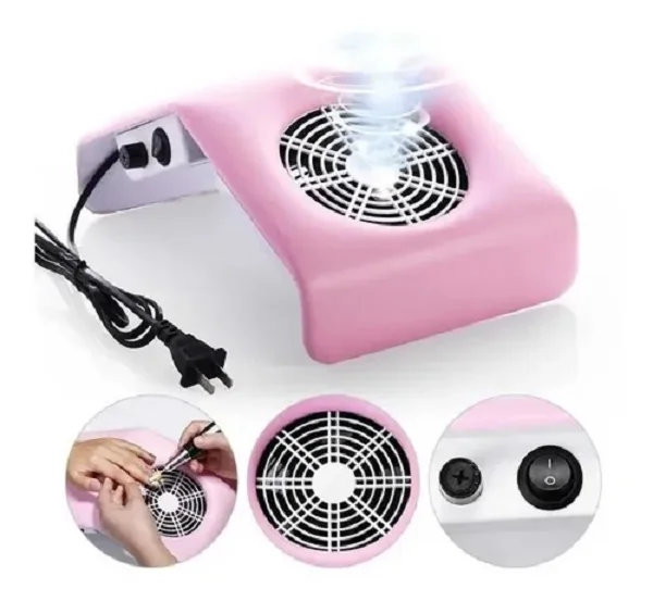 Extractor de Polvo De Uñas Aspiradora Manicure  2
