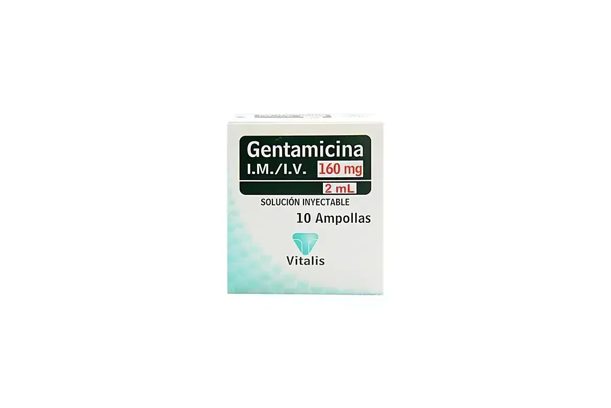 GENTAMICINA 160 MG X 10 AMP VITALIS
