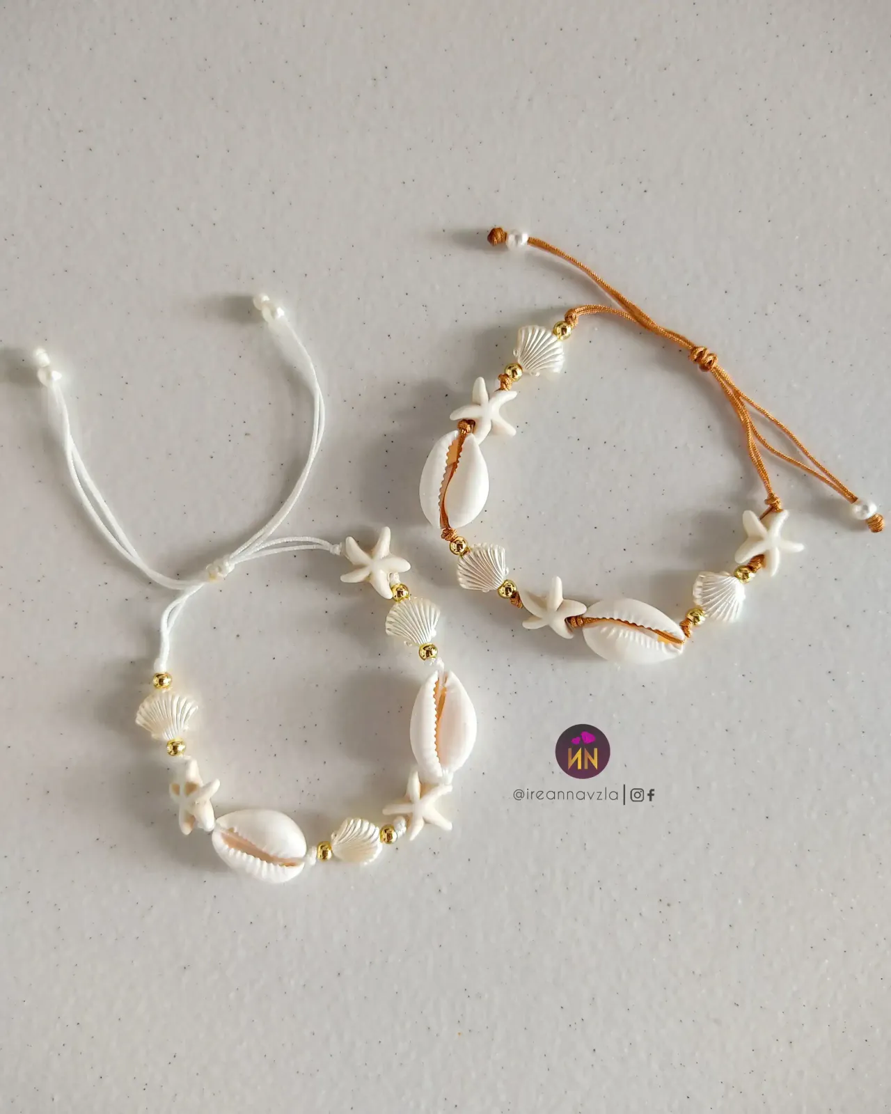 Pulsera de caracol y ostras ✨