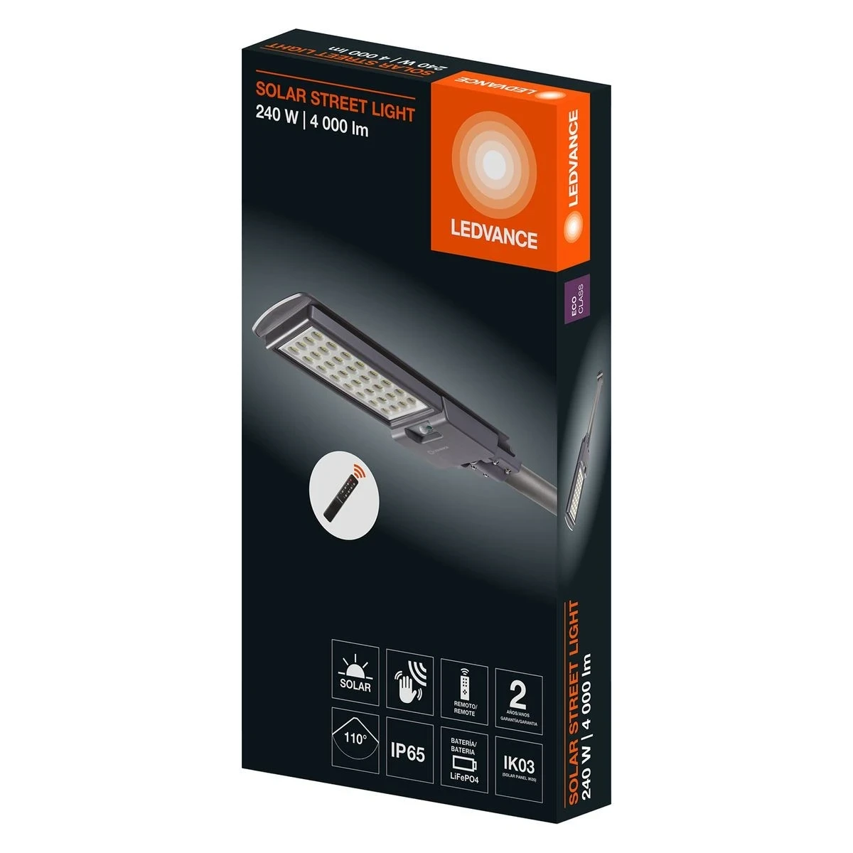 ALUMBRADO PUBLICO SOLAR SKY 240W 4000LM 2