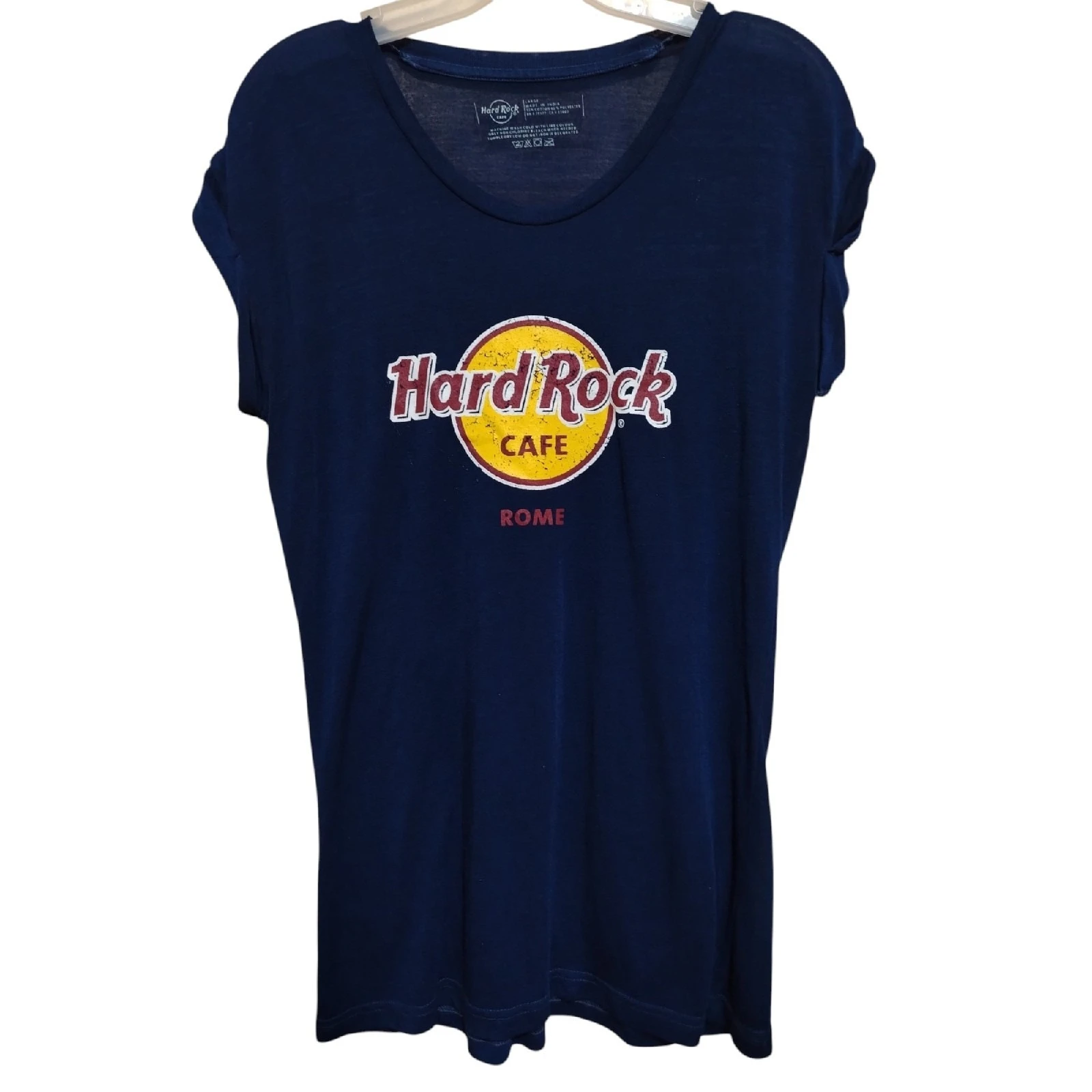 Blusa  L Hard Rock azul marino  2