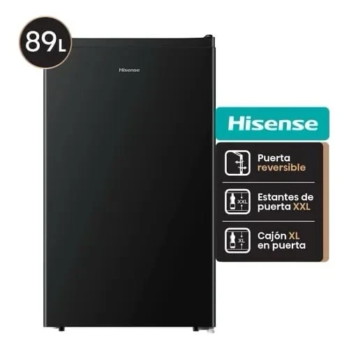 Heladera Bajo Mesada HISENSE Negra 93 LTS