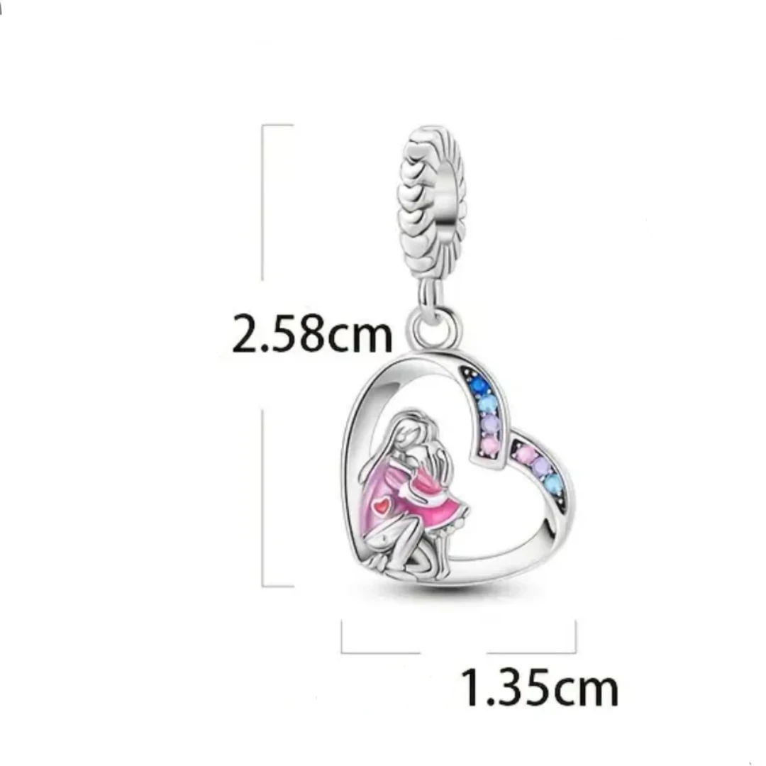 COLGANTE DE CORAZÓN PLATA 3