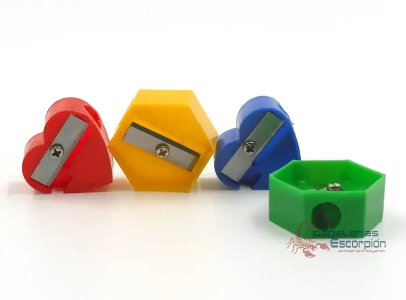 Sacapuntas económico de plastico