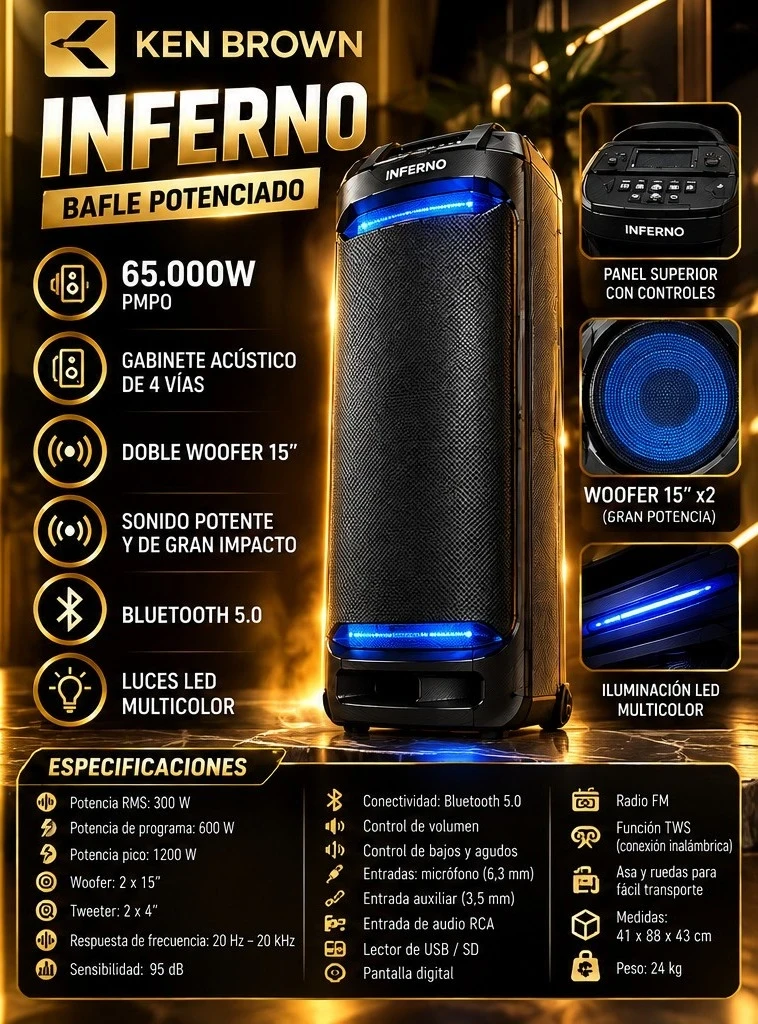 KEN BROWN INFERNO *CONSULTAR DISPONIBILIDAD CON EL VENDEDOR*