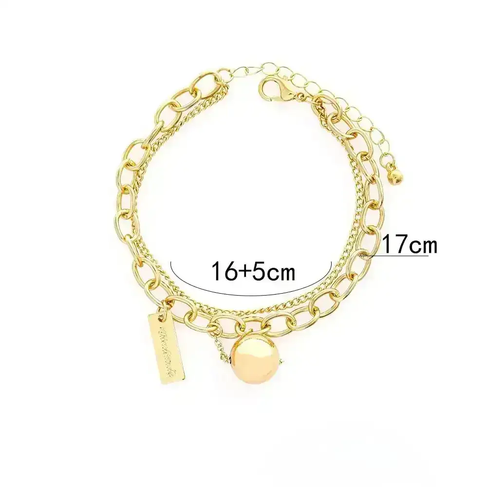 Pulsera Briana  Dorada REF: G02 4