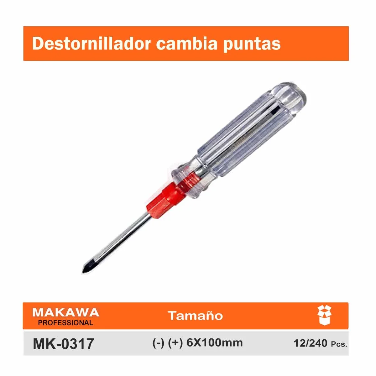 DESTORN DOBLE TRANSP MKW (grande) 6x100 mm