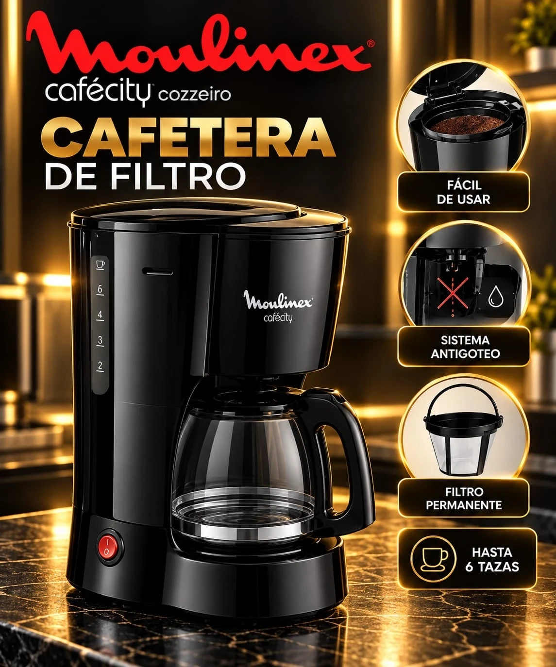  CAFETERA DINAX  DE FILTRO *CONSULTAR DISPONIBILIDAD CON EL VENDEDOR*