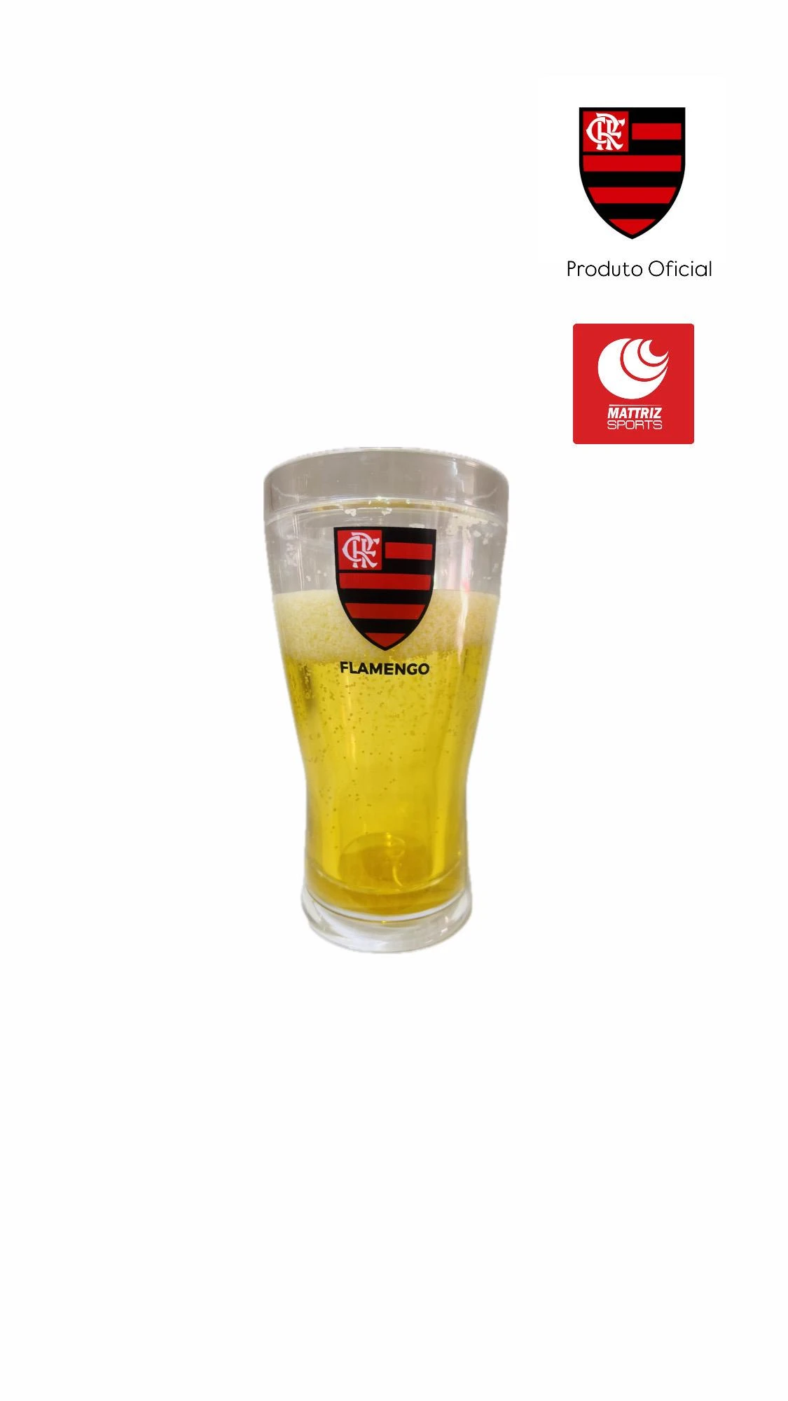 COPO FLAMENGO CERVEJA 350 ML 