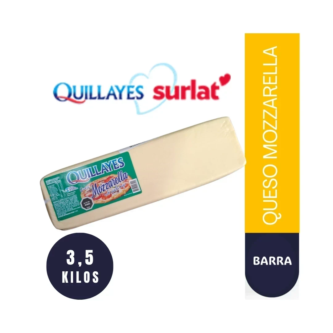 QUESO MOZZARELLA BARRA 3,5 K APP 