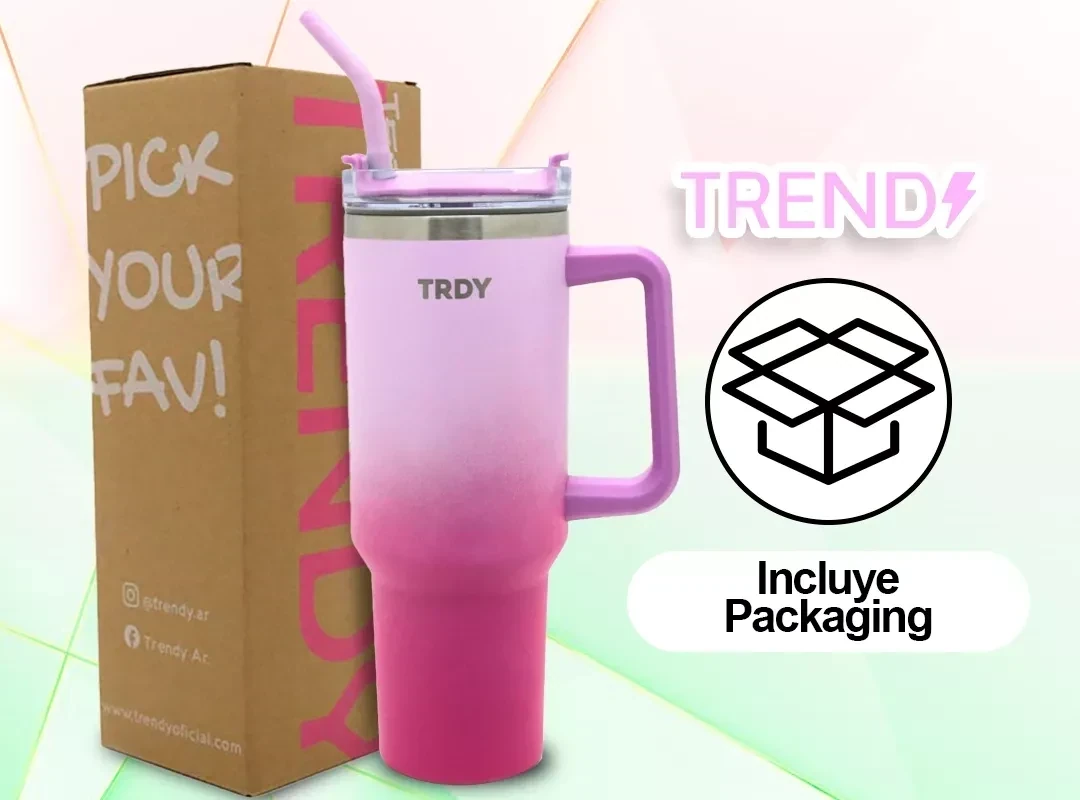 Vaso Trendy 1.2lts acero inoxidable  5