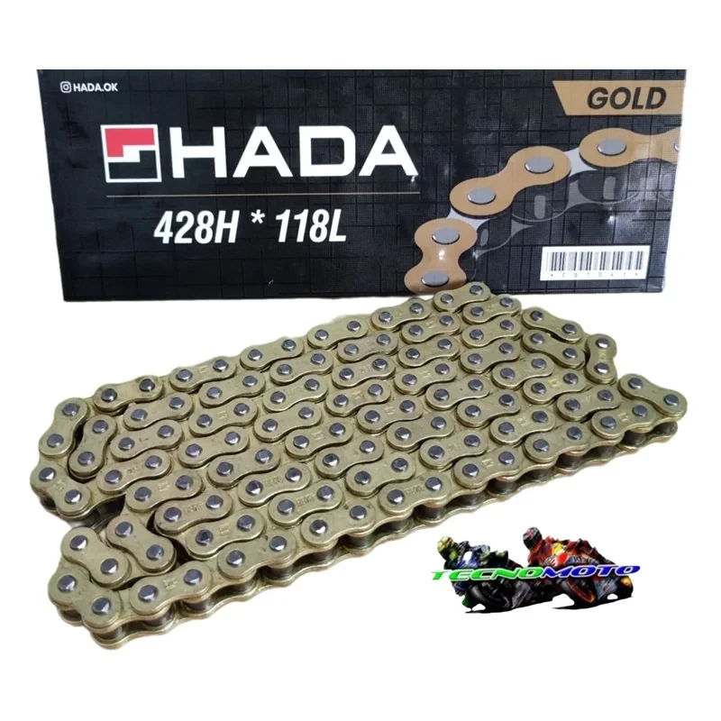 CADENA TRANSMISION 428H X 118 GOLD [HADA] -44168