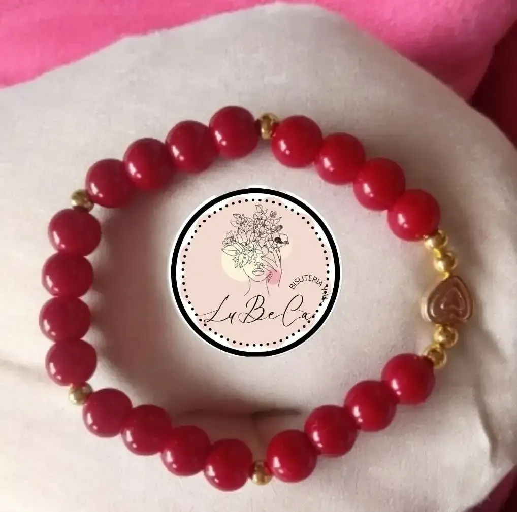 Manilla rojo corazon