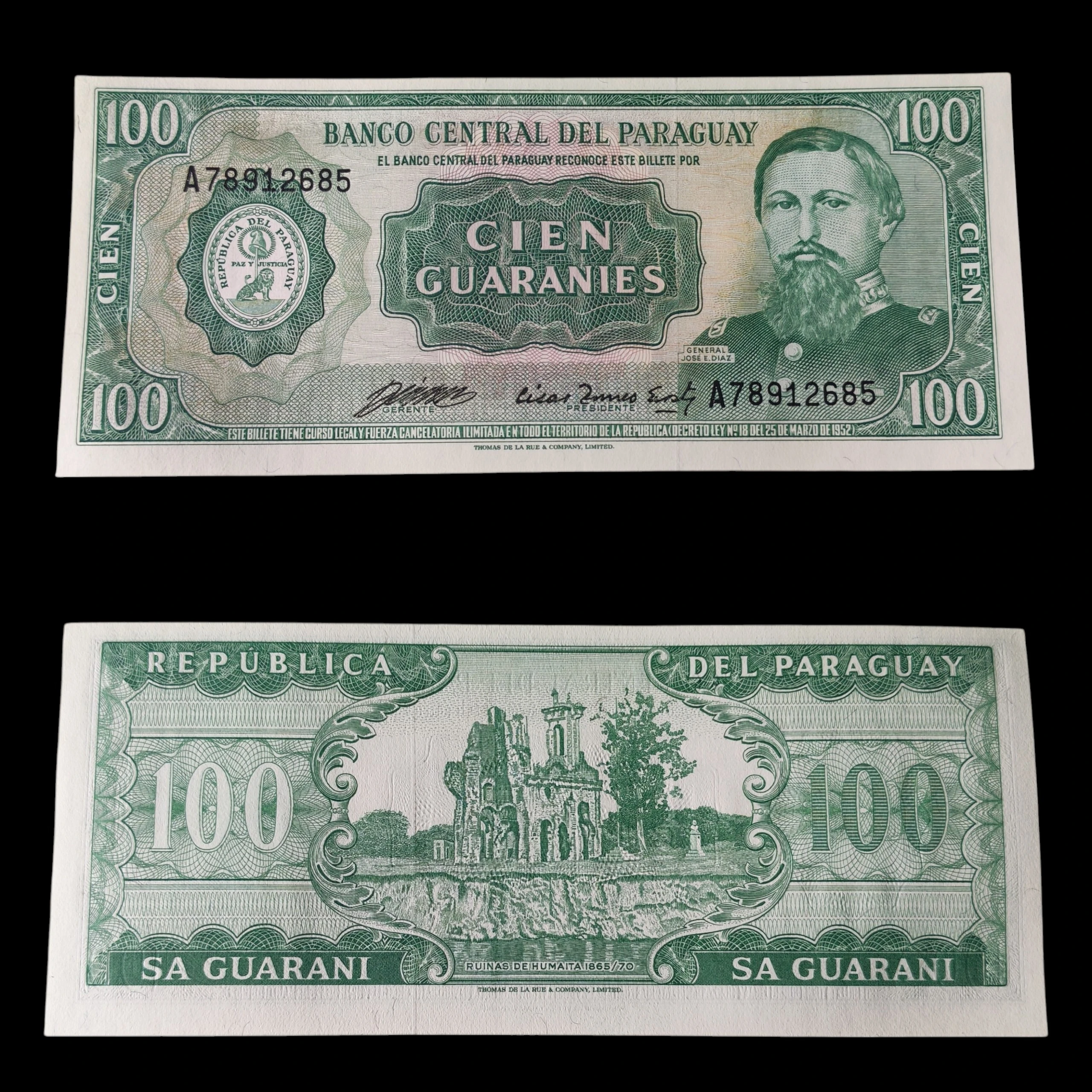 ° Paraguay 100 guaraníes UNC