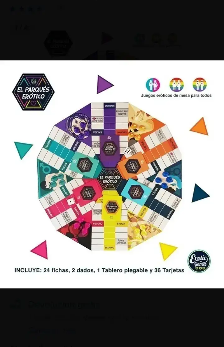 🟢Juego de mesa  - el parques erótico 1 unidad disponible 