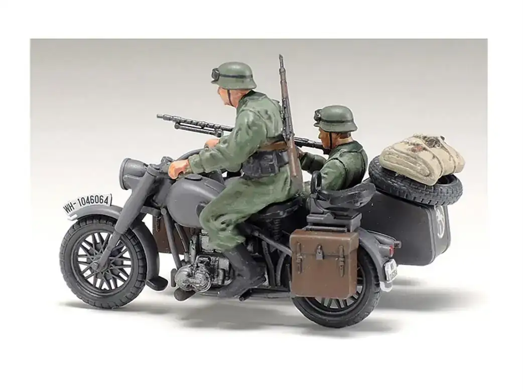 1/48 Tamiya GERMAN MOTORCYCLE & SIDECAR 3