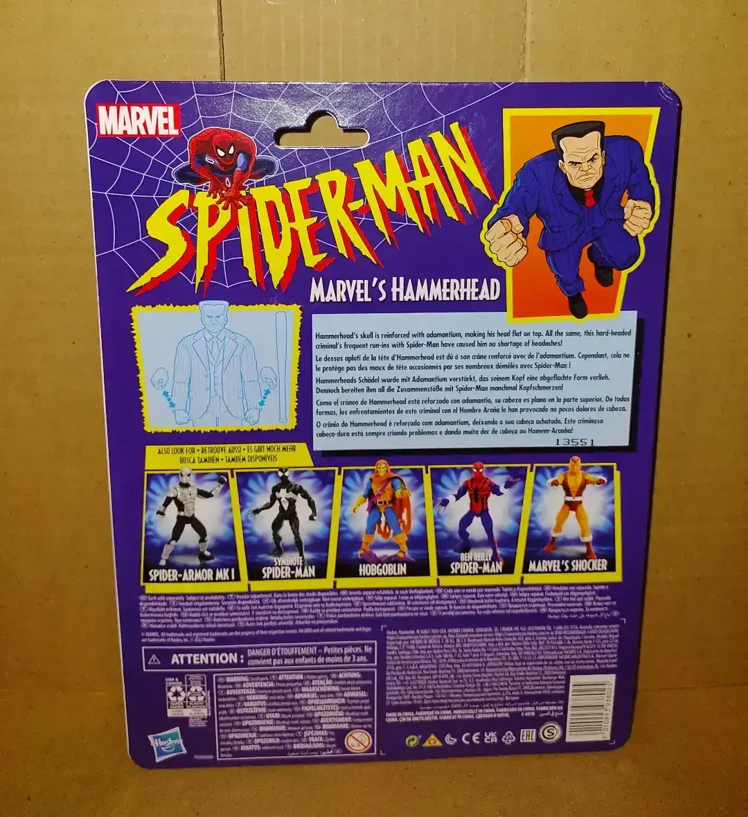 Hasbro Marvel legends hamerhead retro collection Spiderman  2