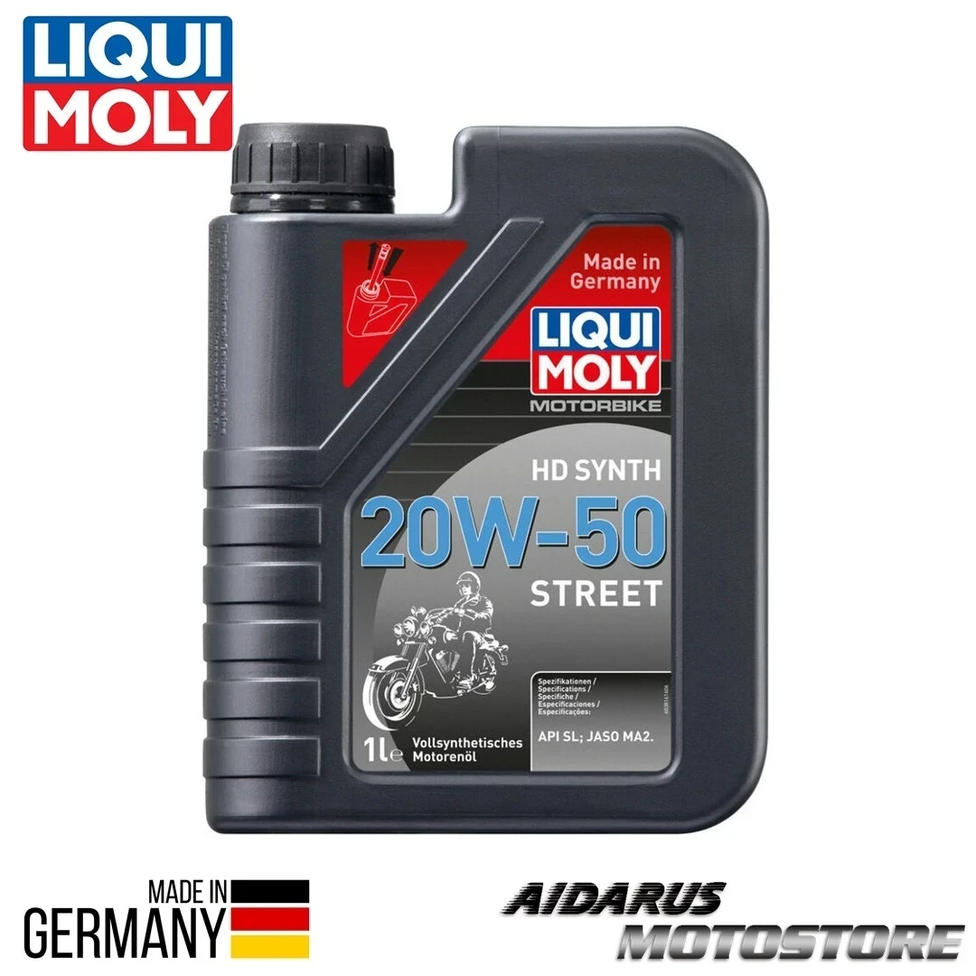 ACEITE LIQUI MOLY 20W50 HD SYNTH STREET