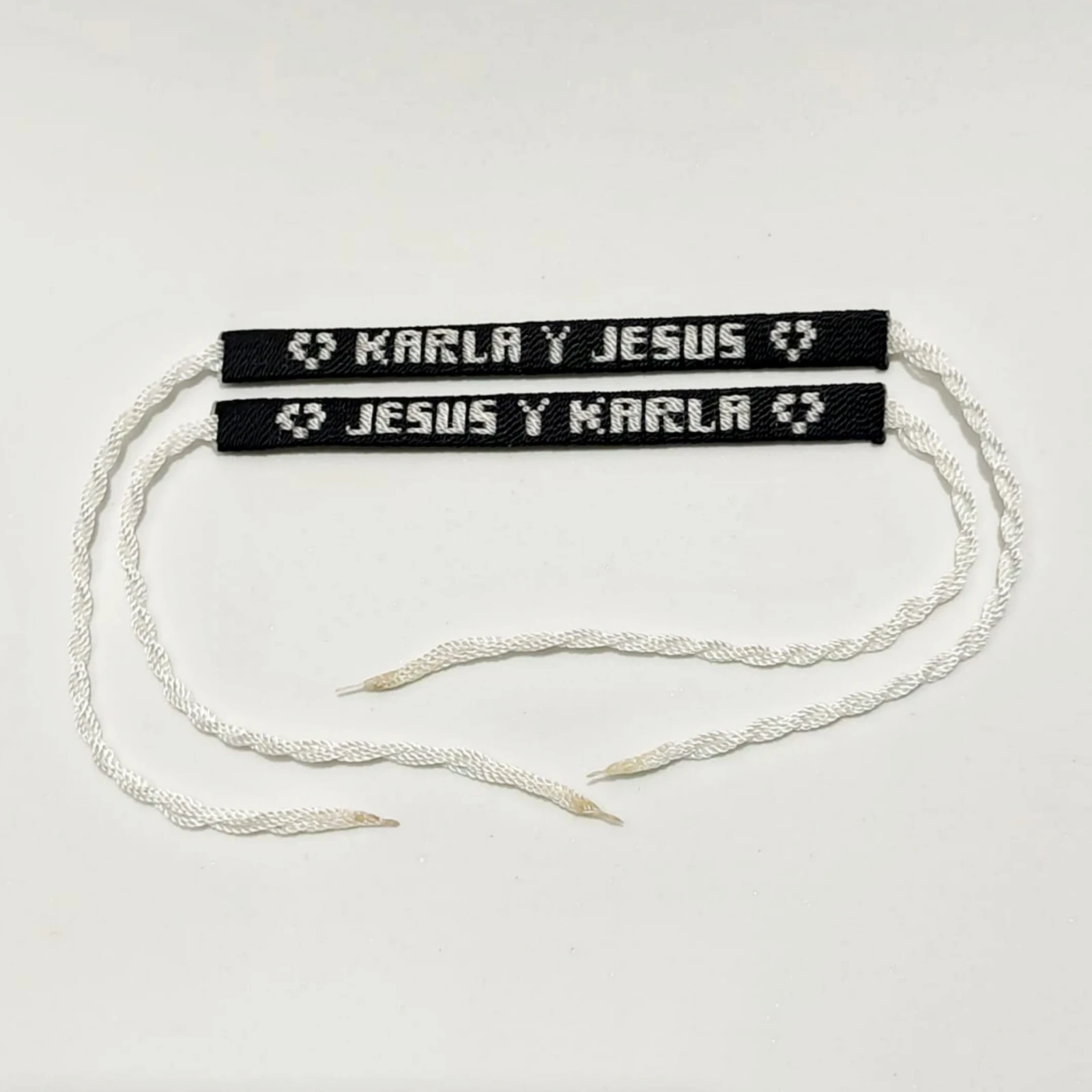 Dúo Pulseras Personalizadas con Nombres 3