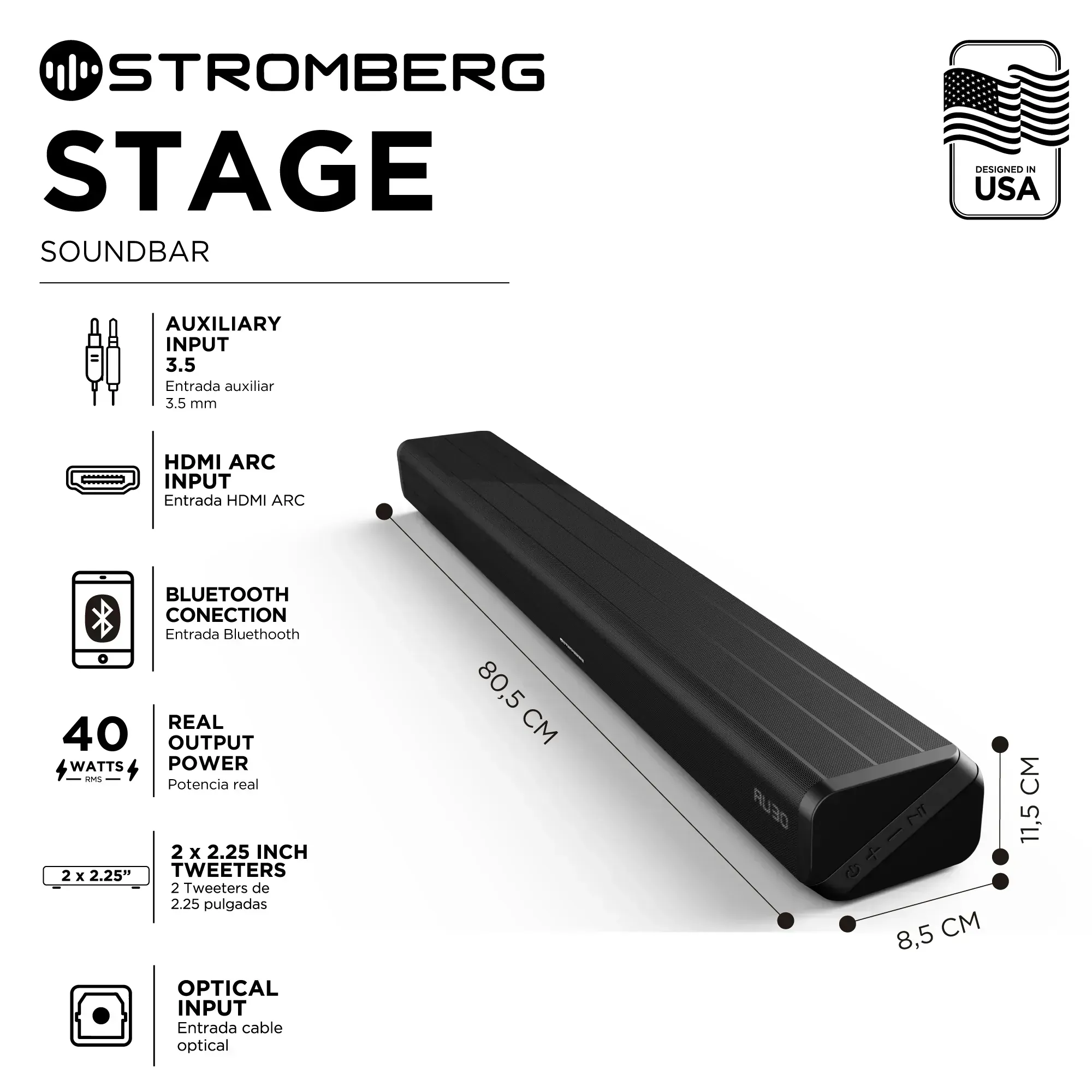 STROMBERG	BARRA DE SONIDO									