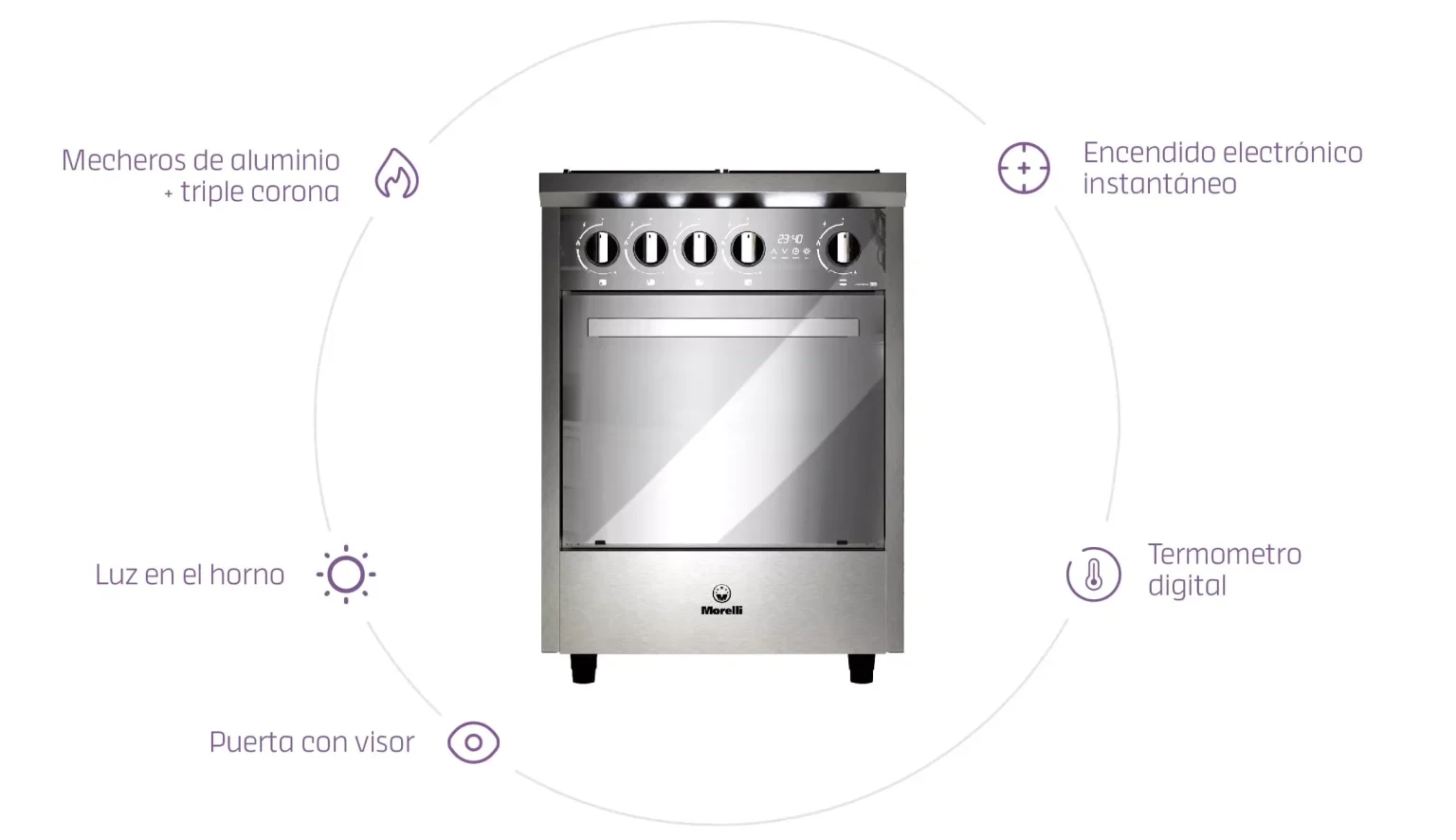 COCINA MORELLI ZAFIRA EVO 600