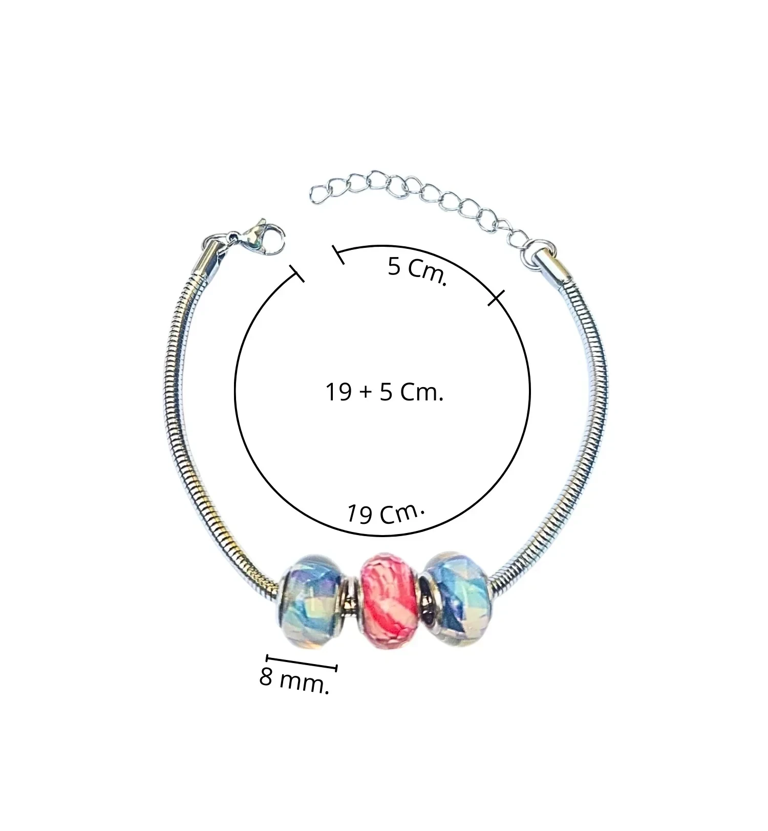 PULSERA DE ACERO INOXIDABLE 316 5