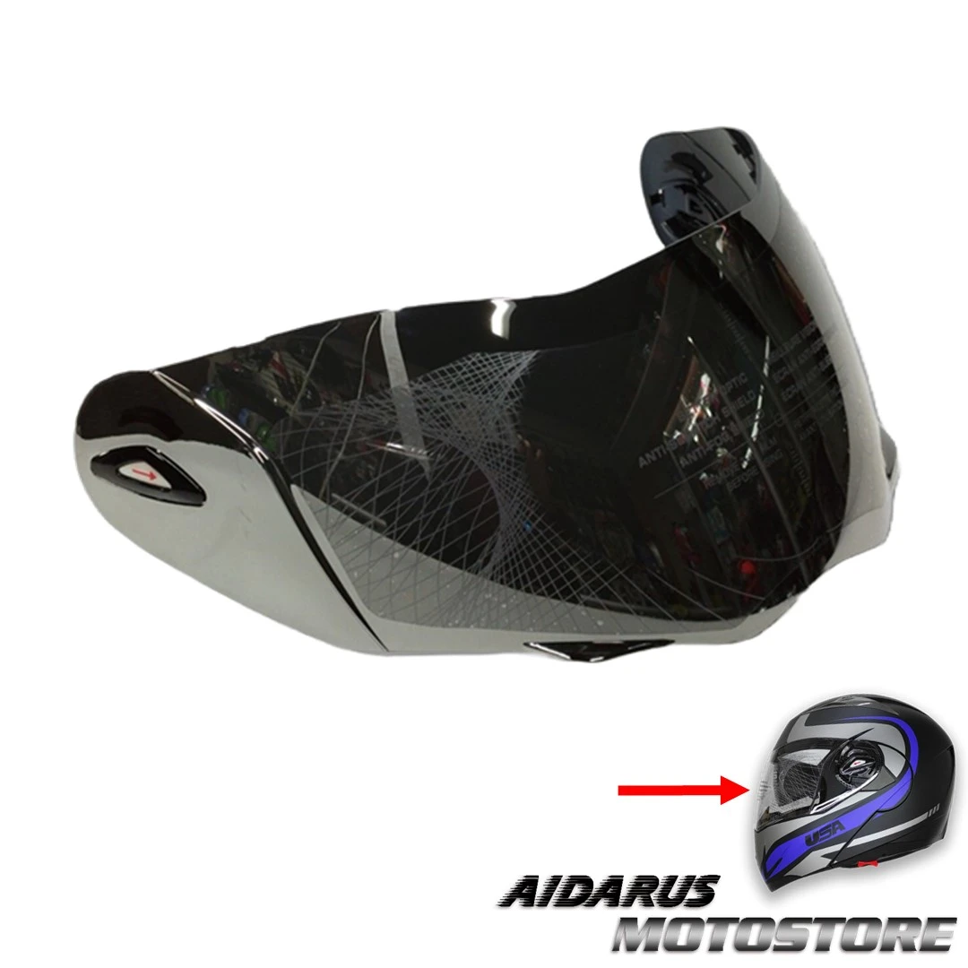 VISOR SILVER PARA CASCO USA O VR ABATIBLE