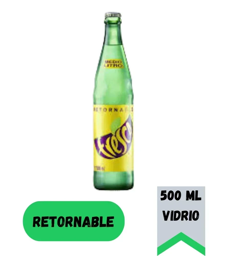 Fresca Vidrio Retornable, 500 ml