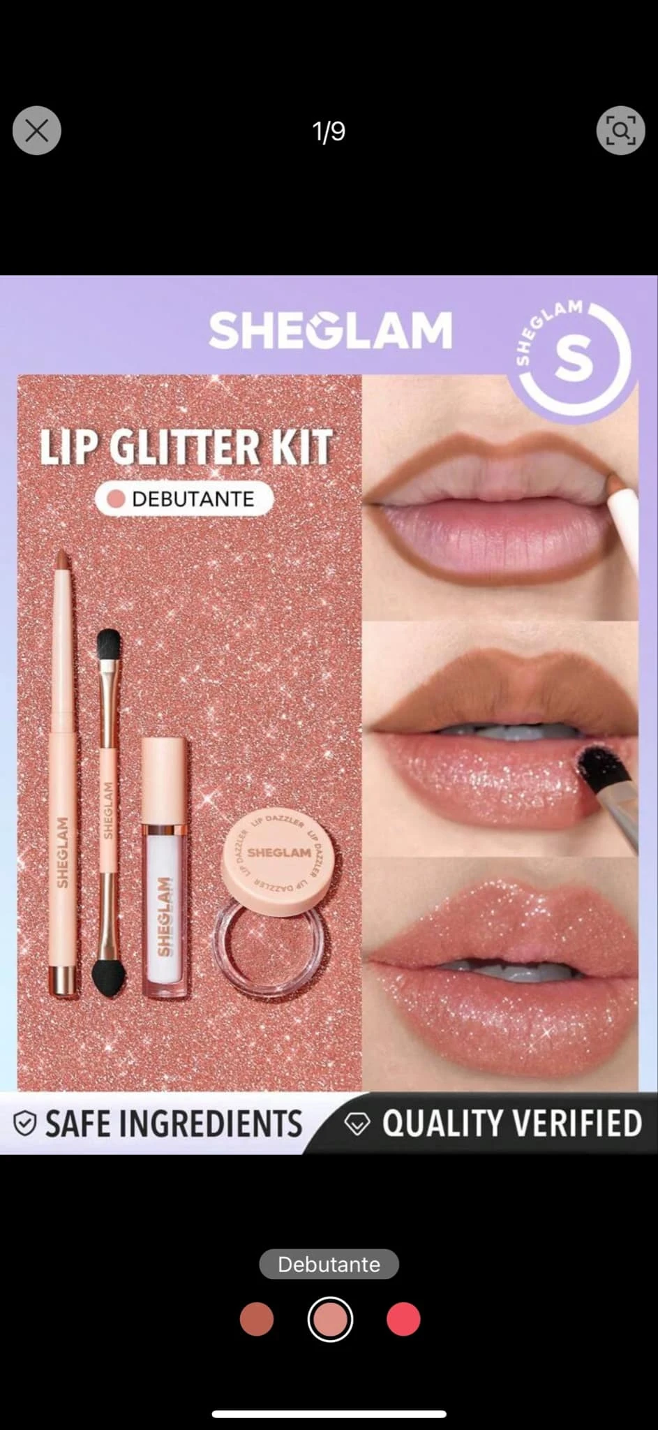 Kit de glitter sheglam 4