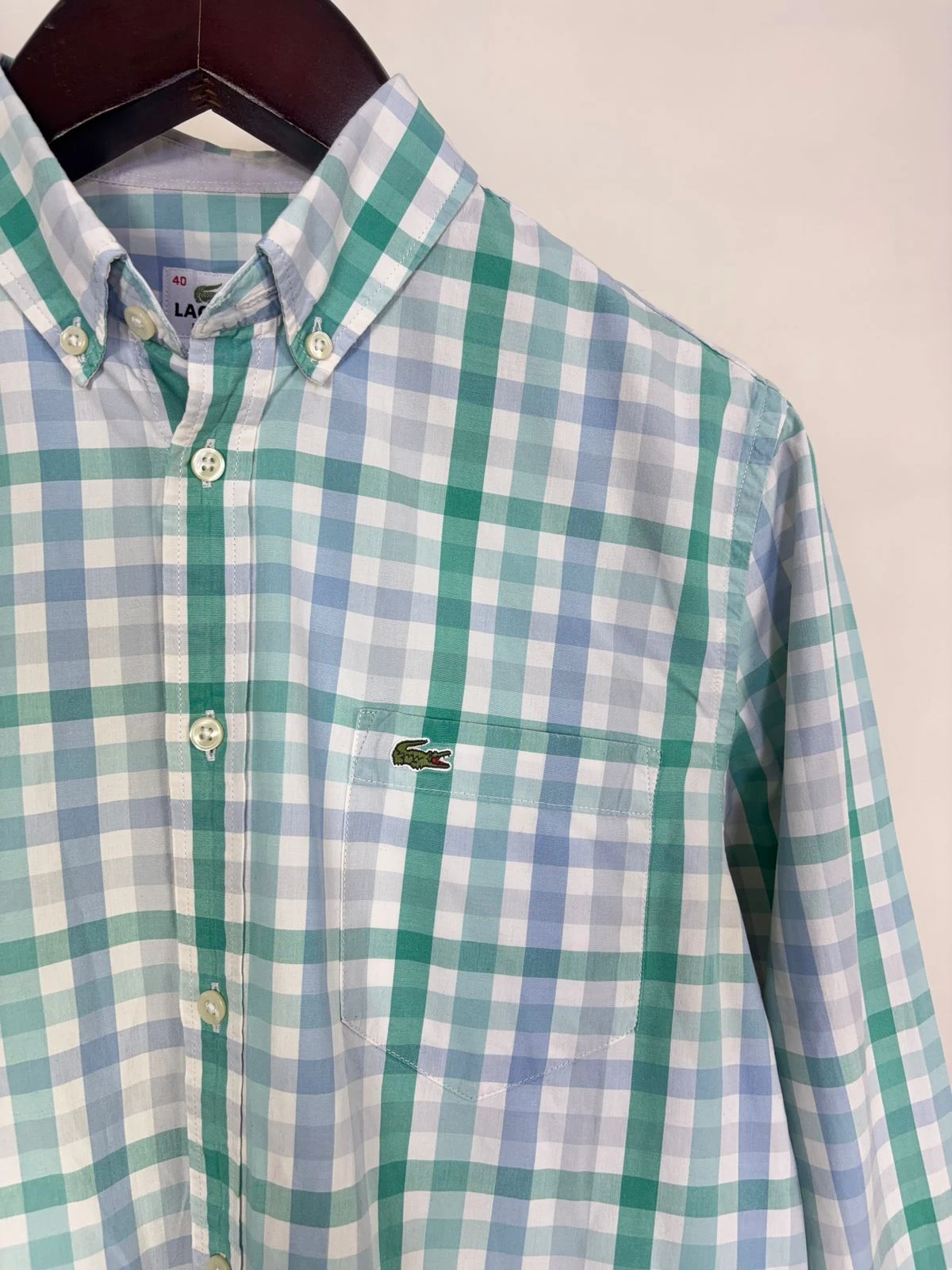 LACOSTE REGULAR FIT CHECKED SHIRT 2