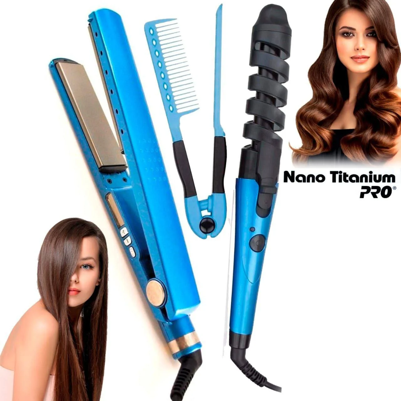 💜💜SET NANO TITANIUM Plancha   3 en 1💜💜 2