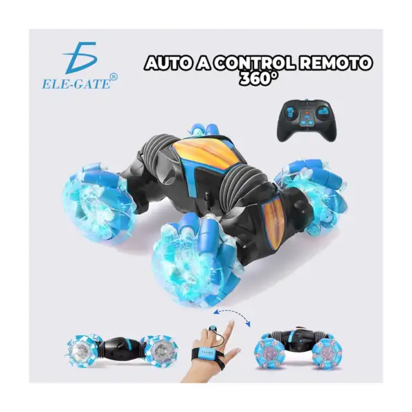 Carro Deformable A Control Remoto Y Pulsera Inductiva  2