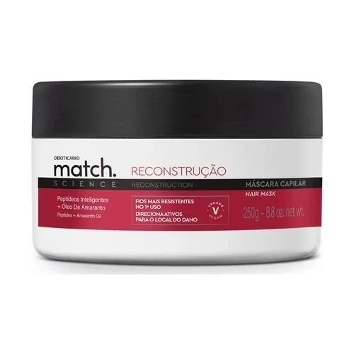 Match Science Reconstrucción Mascarilla Capilar, 250ml 3