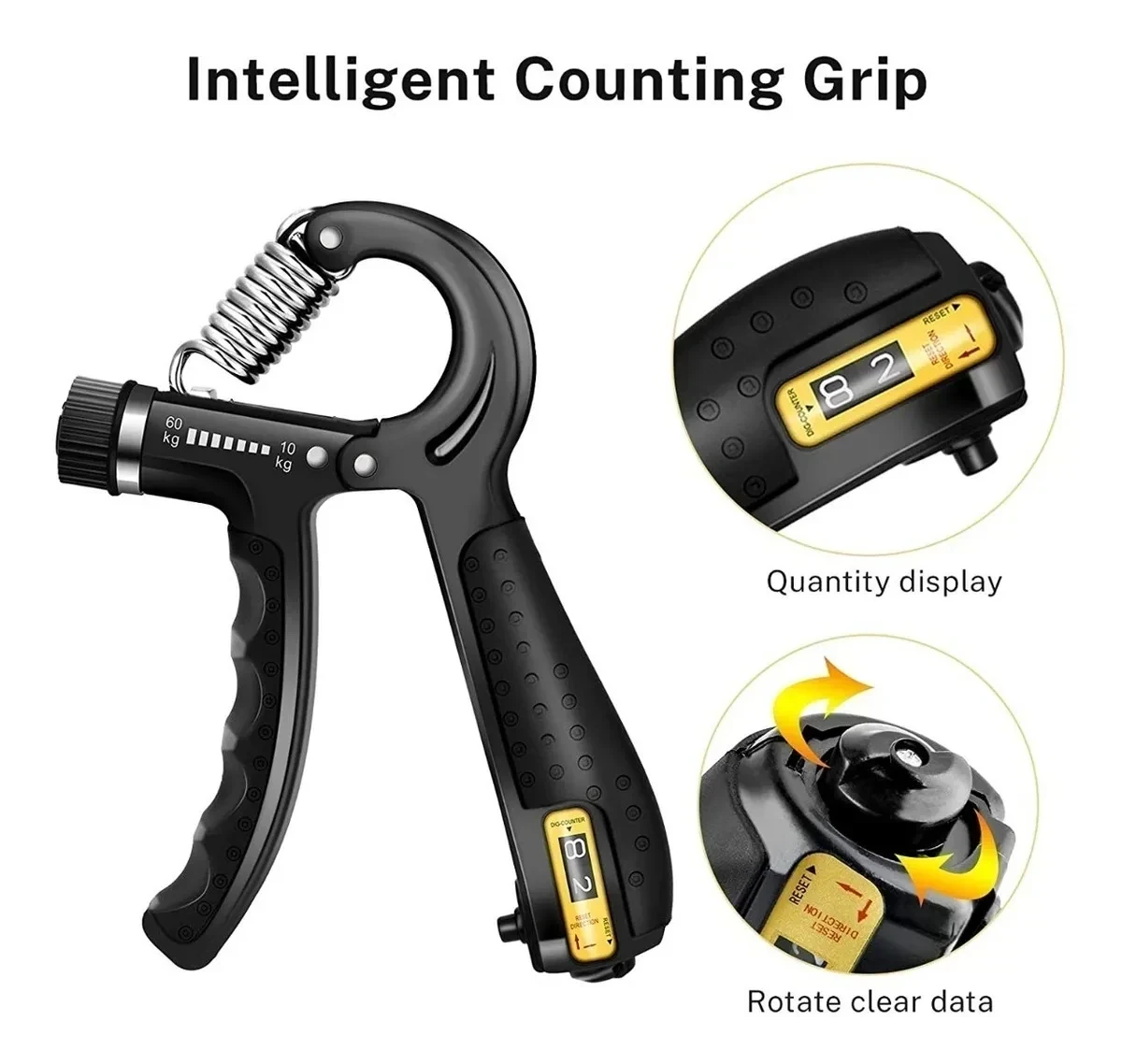 Kit Grip Ejercitador De Brazo Y Resistencias Elásticas 2