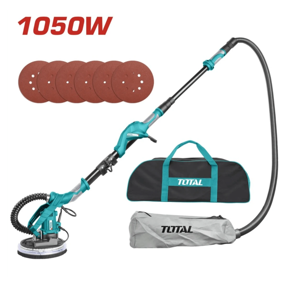TWS10501 Lijadora de pared y techo drywall 1050w total