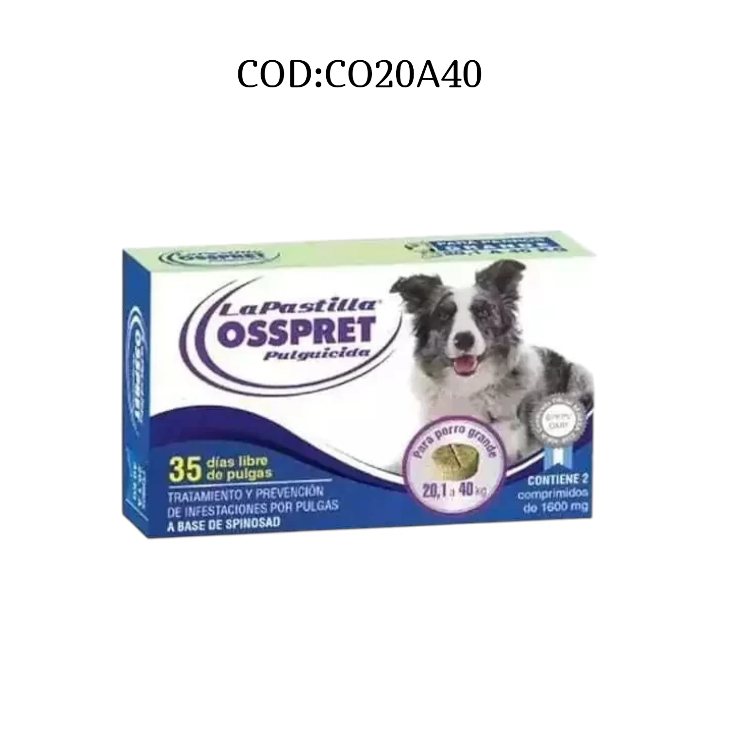 COMPRIMIDO OSSPRET 20A40KG