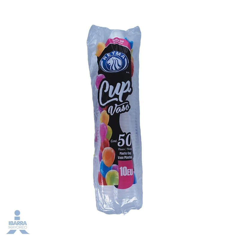 Vaso de plástico Cup Reyma 10 EU 50 pz
