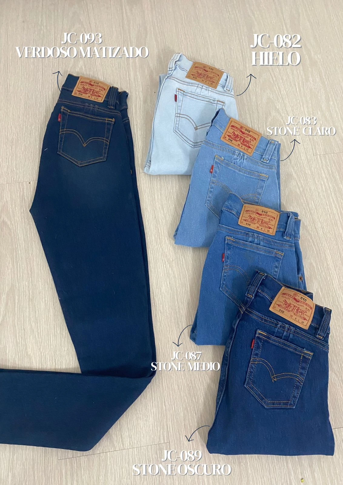 Jeans tipo Levis Levanta Cola 
