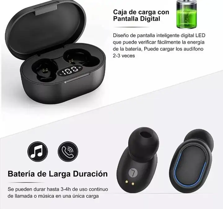Auriculares Bluetooth  2